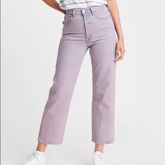 Levi's Denim - Ribcage straight ankle jeans - Levi’s (lavender mist wash)